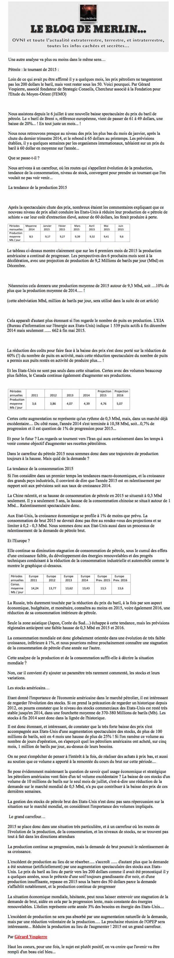 reprise article Gérard Vespierre Géopolitique