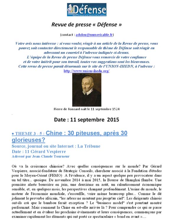 15-09-11-reprises-gerard-Vespierre reprise article Gérard Vespierre Géopolitique 2015