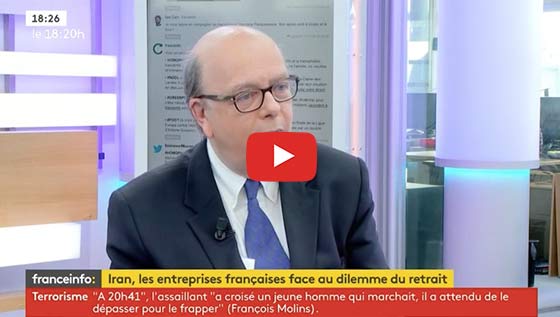 Iran, conséquences économiques internationales - interview Gérard Vespierre