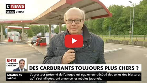 Gérard Vespierre interview CNews prix des carburants