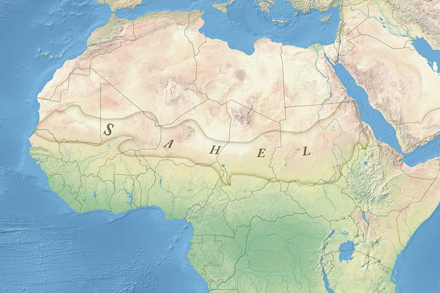 Carte du Sahel