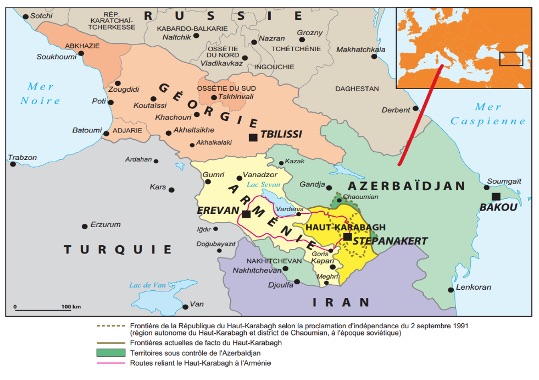 conflit entre entre l’Arménie et l’Azerbaïdjan