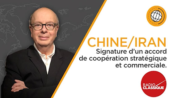 chine-iran signature accord strategique et commercial