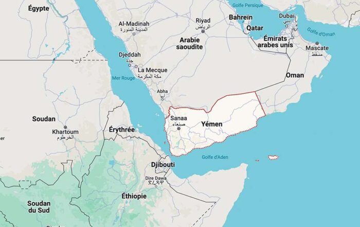Carte Yemen