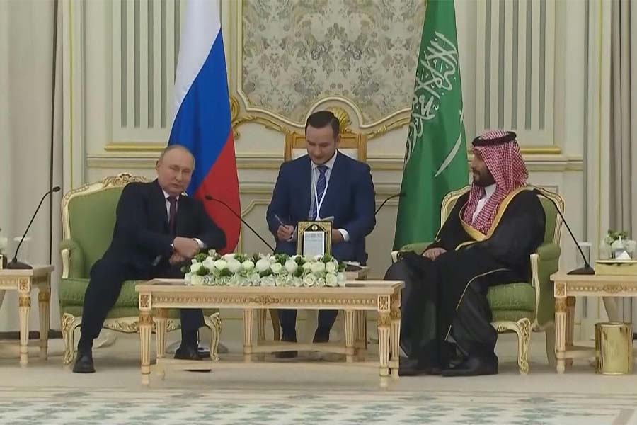 Vladimir Poutine, Mohamed Ben Salman, 6 décembre Riyad
