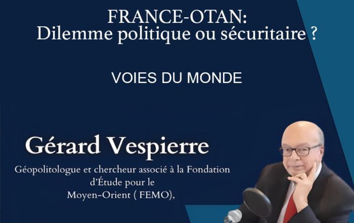 Après avoir retracé les circonstances de la naissance de l’OTAN en 1949, et les décisions françaises de 1966 et 2009 de quitter et réintégrer son commandement intégré, une deuxième partie a été consacrée à la définition des axes d’une possible défense européenne.