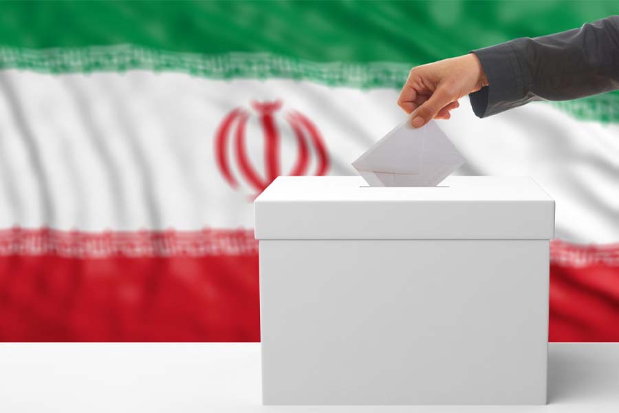 Carte électorale Iran droit de vote.