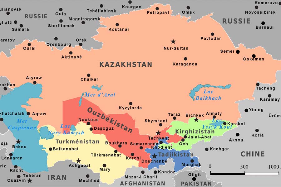 La Russie se bat sur 2 fronts : Un nouveau « Grand Jeu » en Asie Centrale.